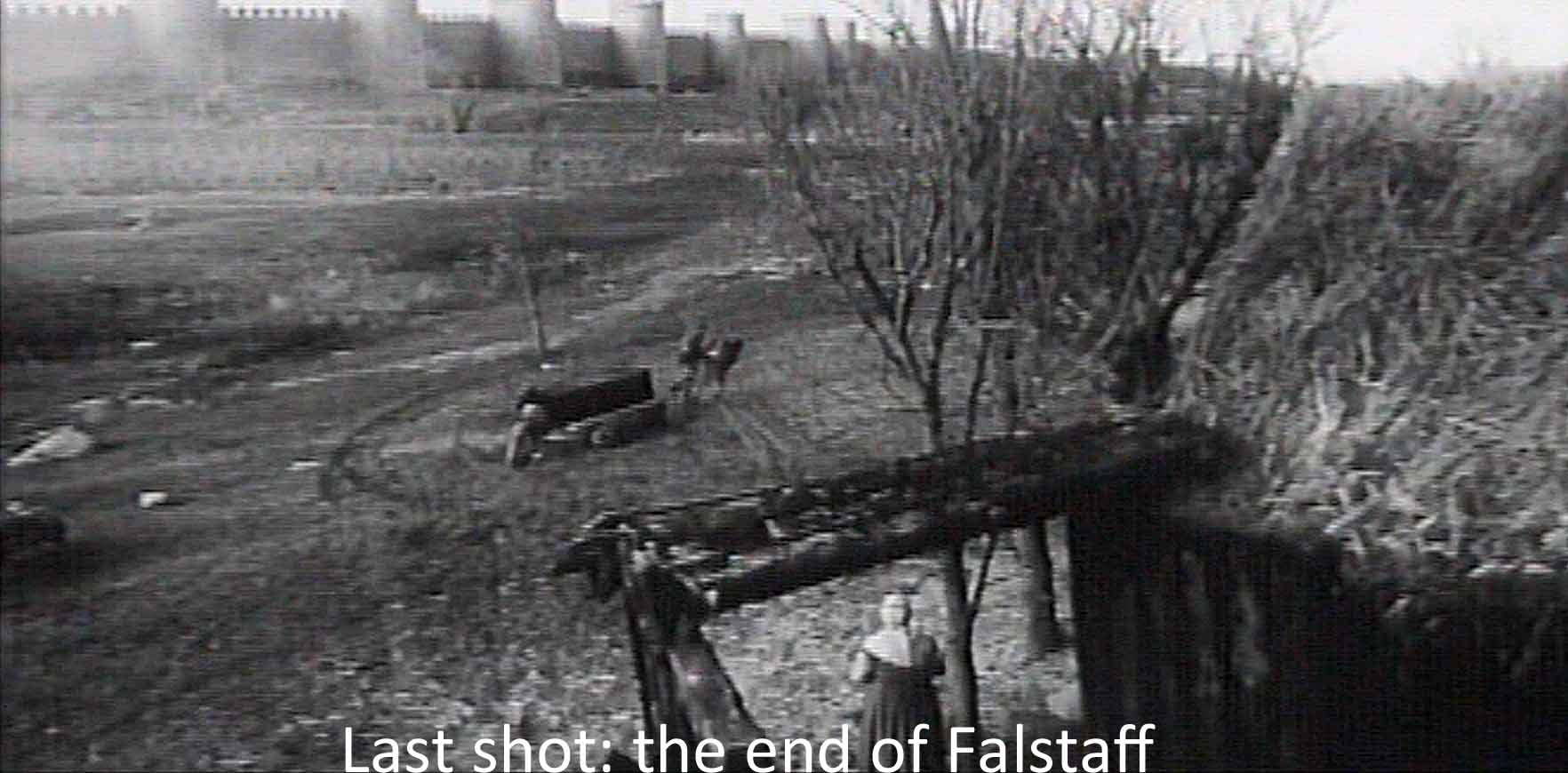 Last shot: the end of Falstaff