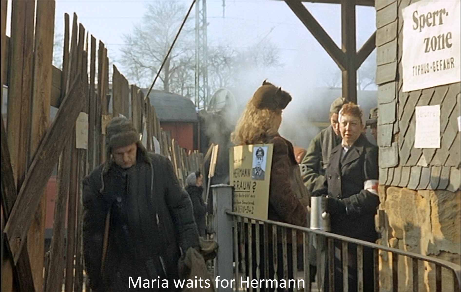 Maria waits for Hermann