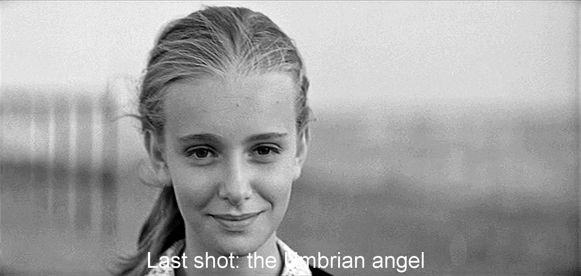 Closing shot: the Umbrian angel