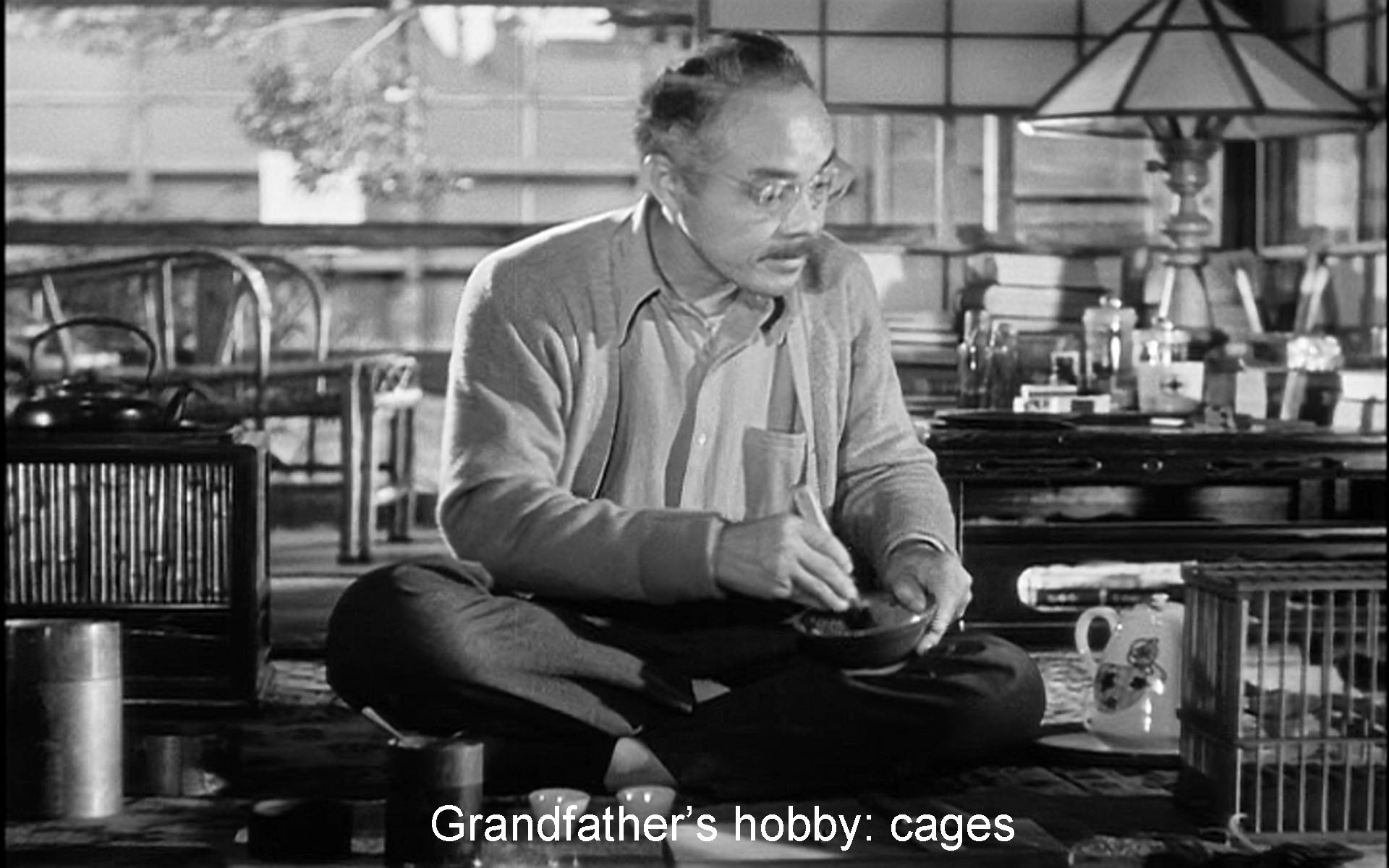 Grandfather's hobby: cages