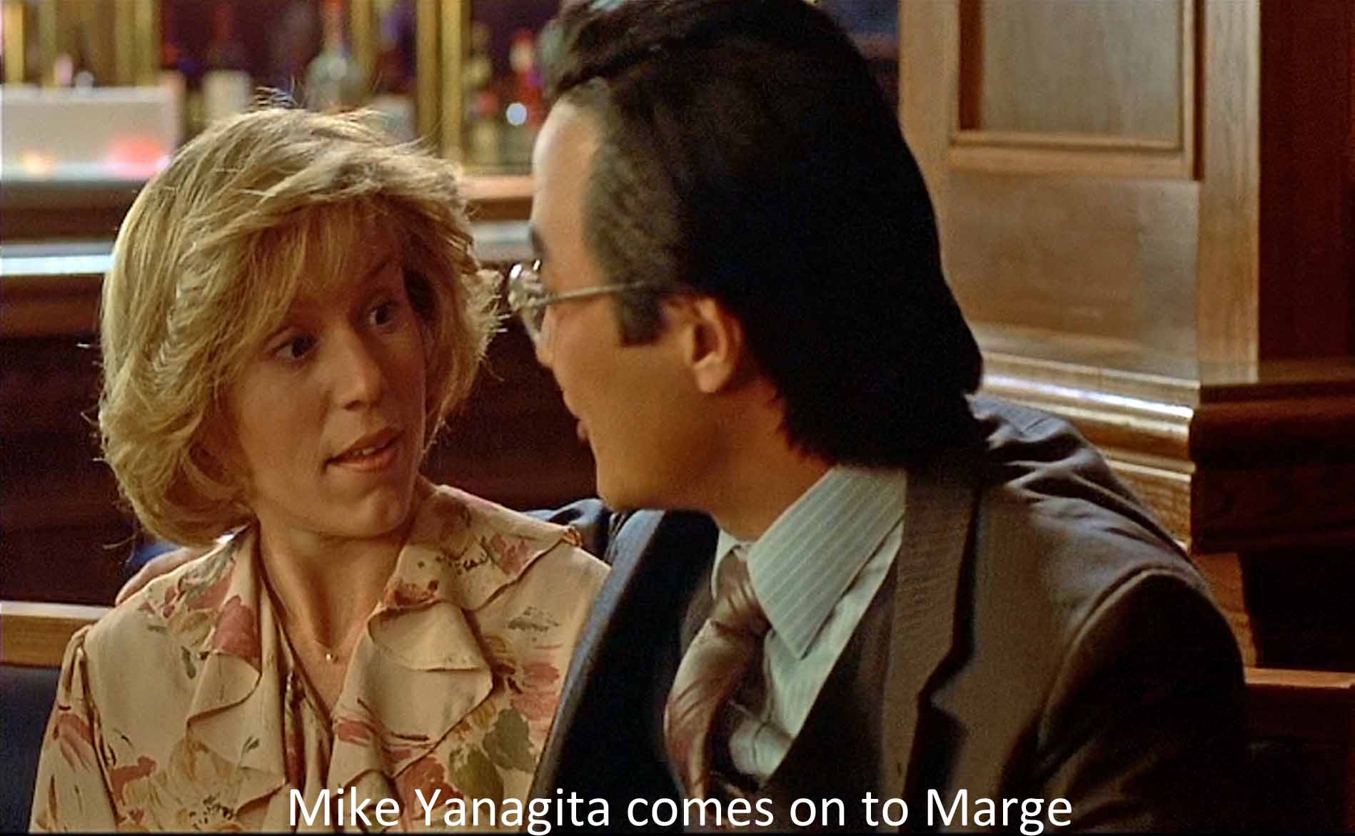 Mike Yanagita comes on to Marge