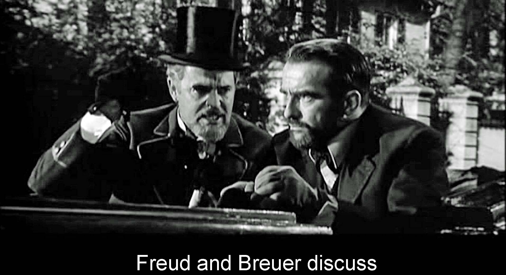 Freud and Breuer discuss