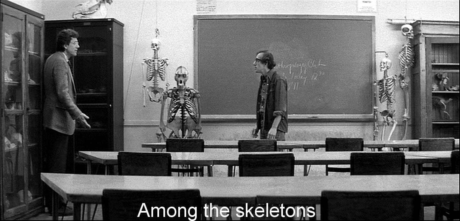 Among the skeletons