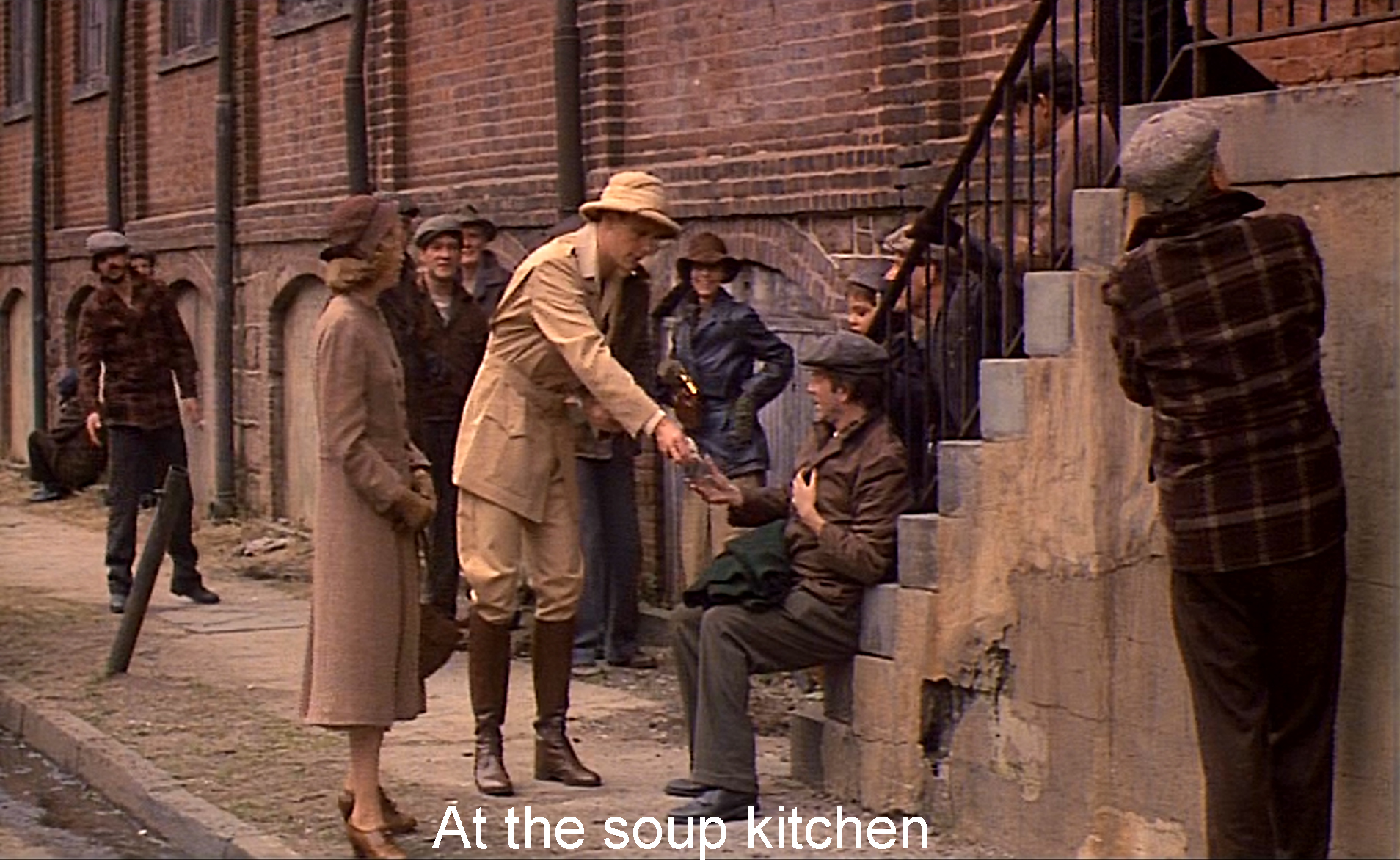 At the soup kitchen