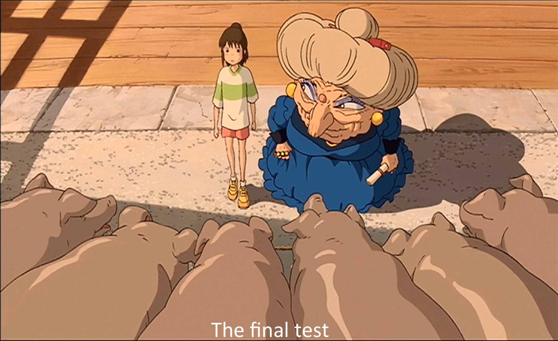 The final test