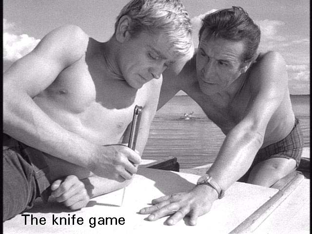 The knife game