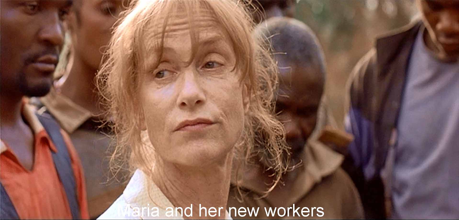 Maria and her new workers