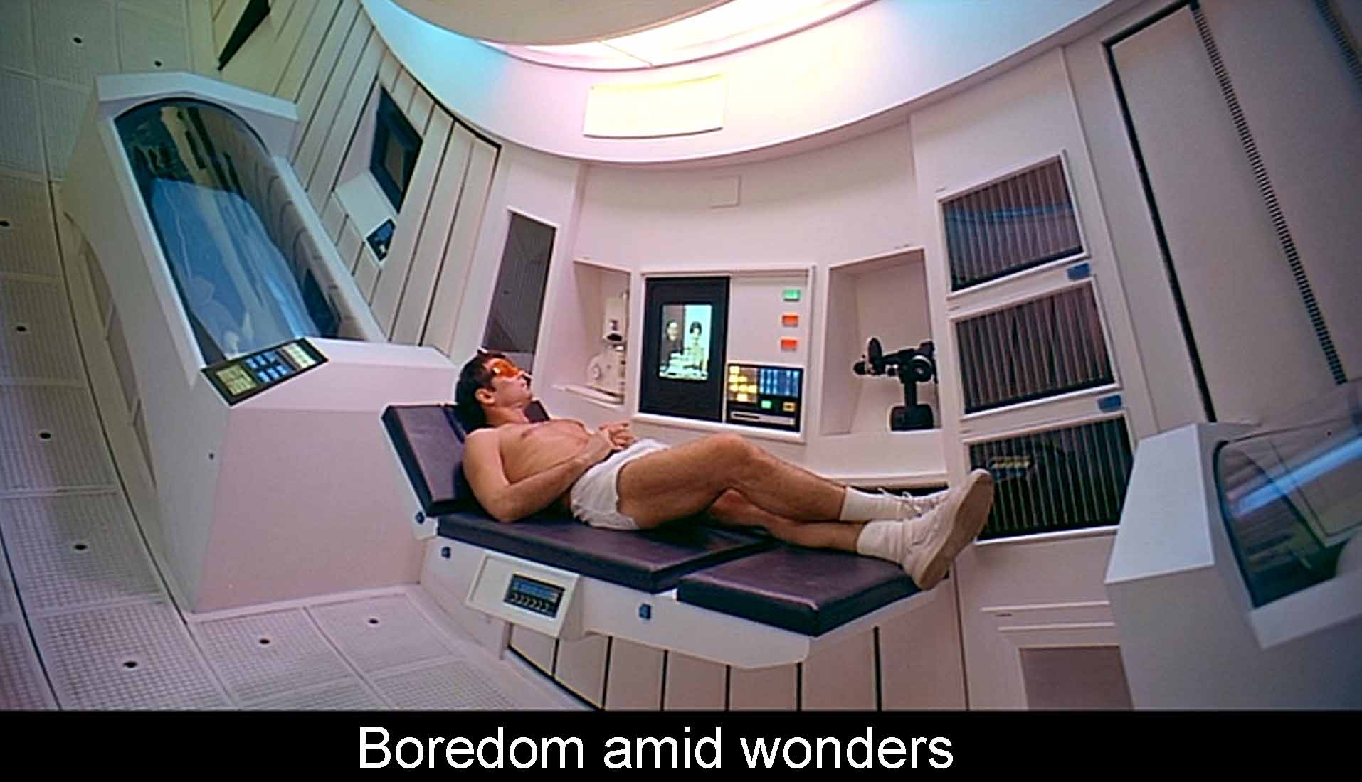 Boredom amid wonders