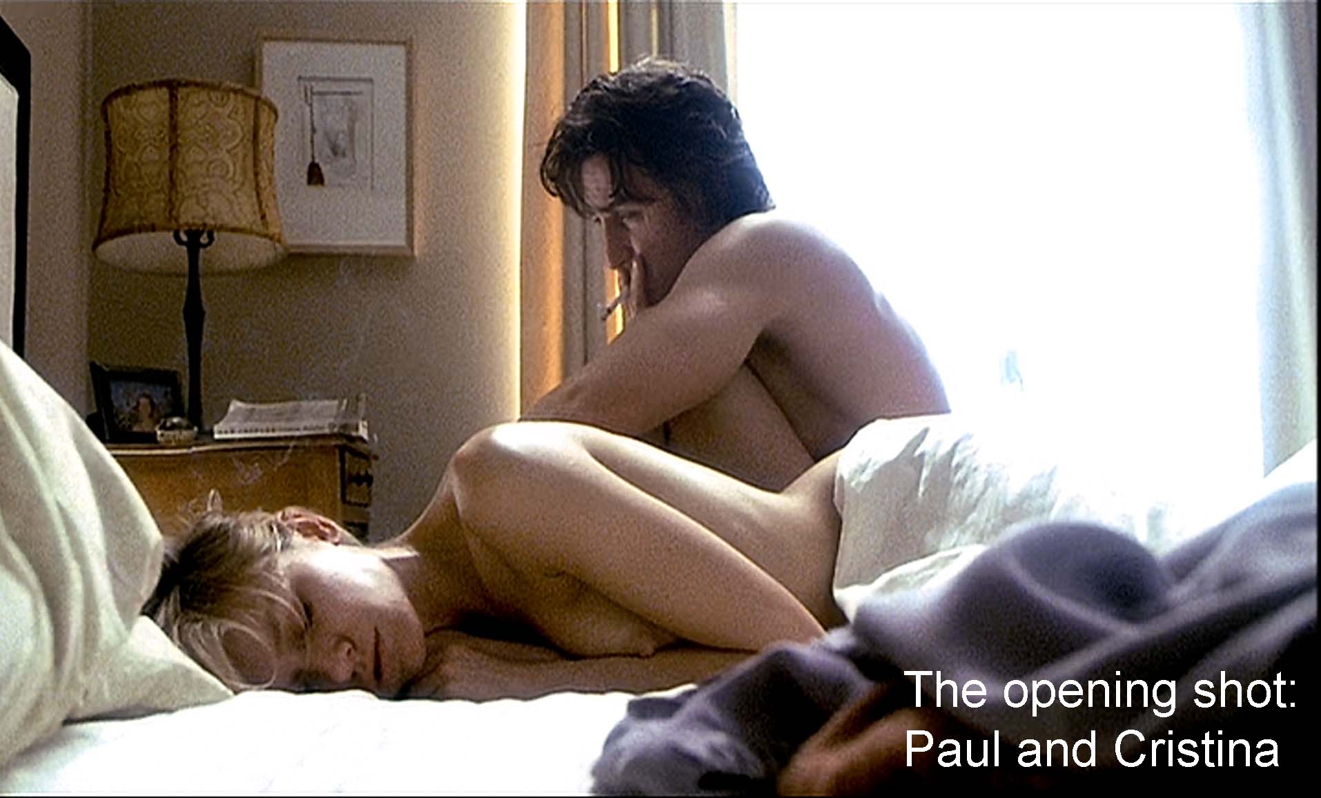 The opening shot: Paul and Cristina
