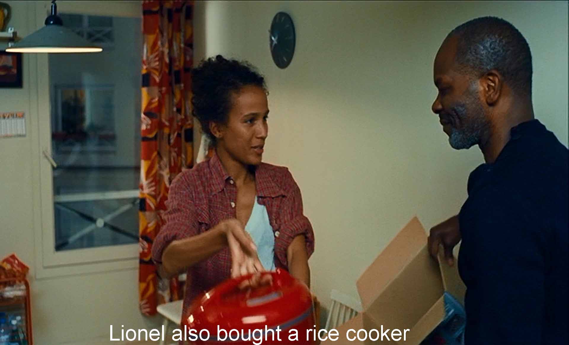 Lionel also bought a rice cooker