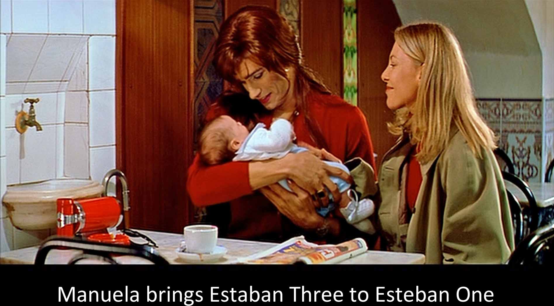 Manuela brings Esteban Three to Esteban One 