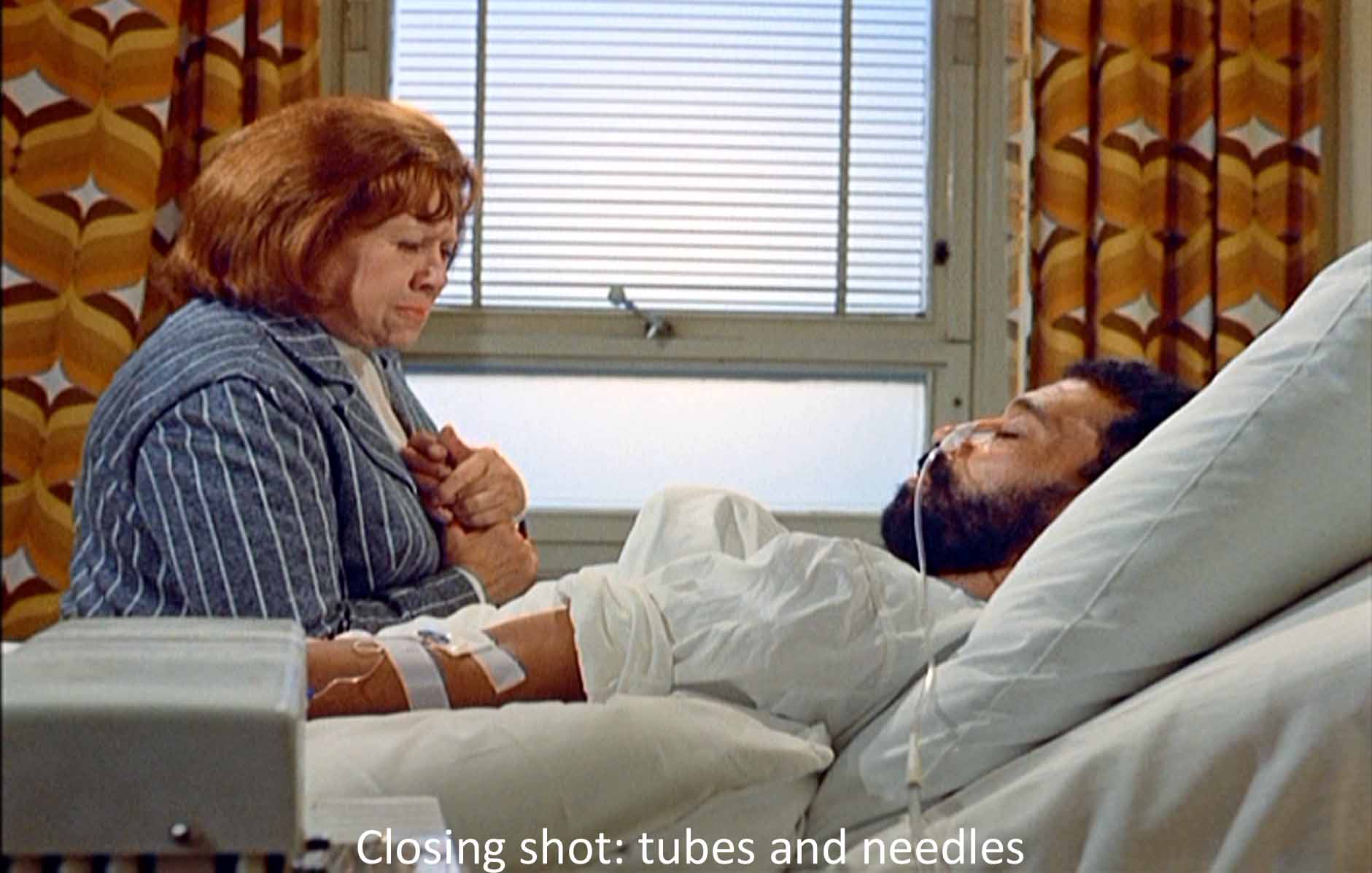 Closing shot: tubes and needles