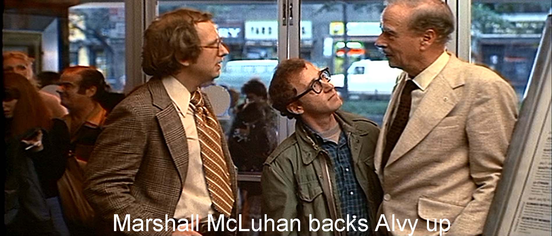  Marshall McLuhan backs Alvy up