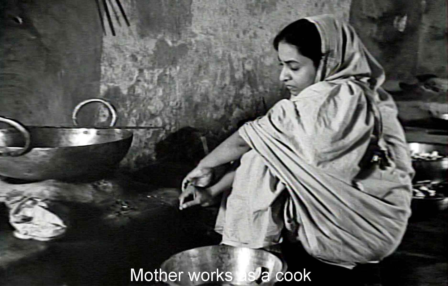 Mother works