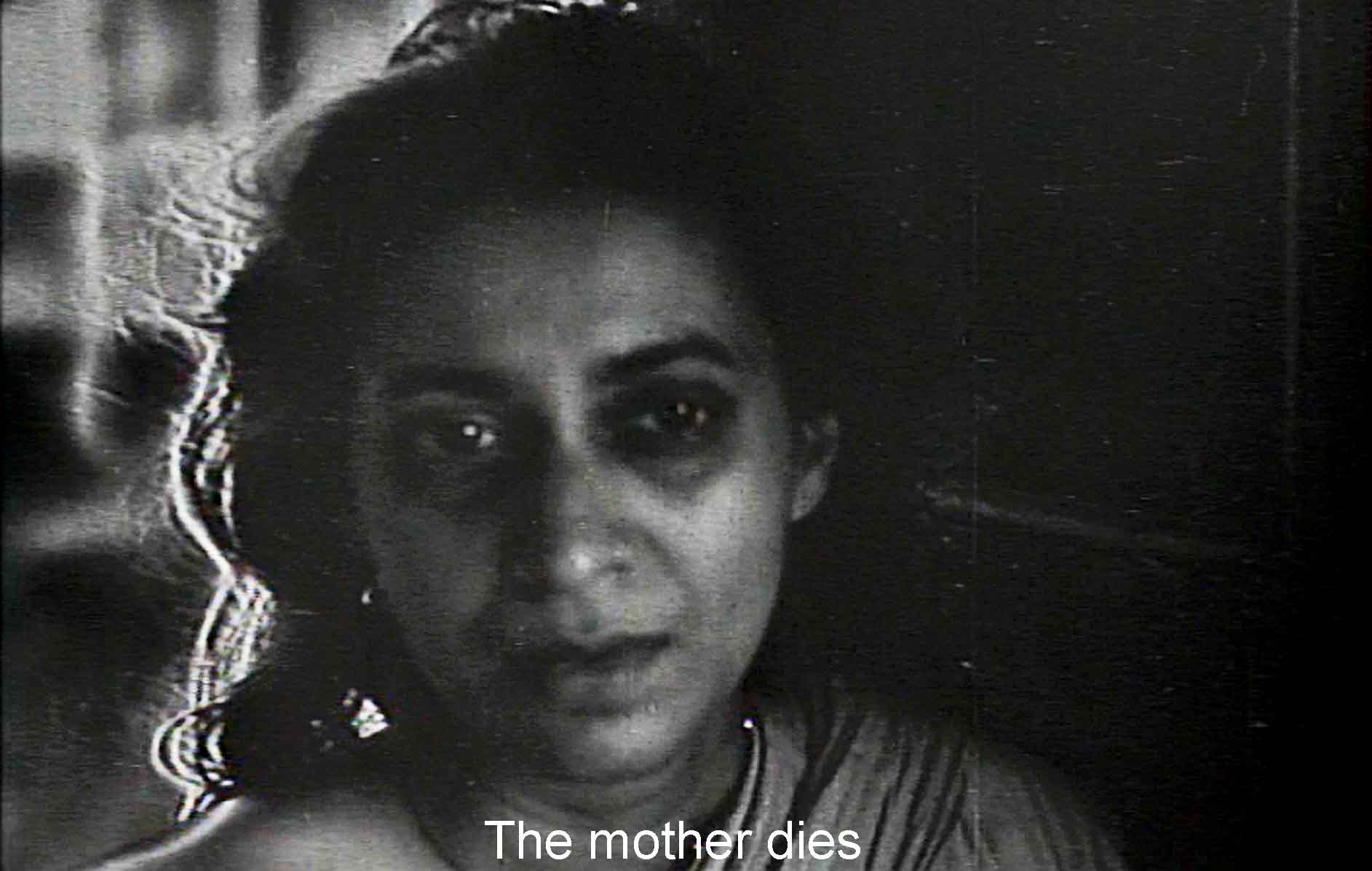 The mother dies