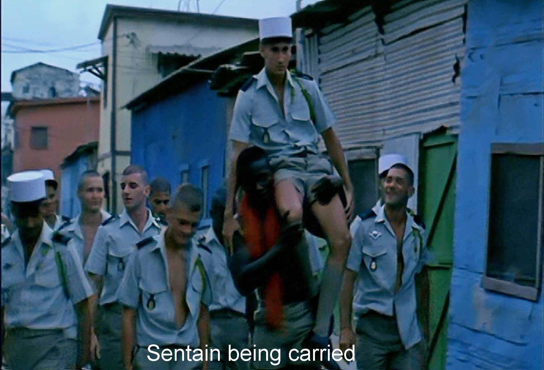 Sentain being carried