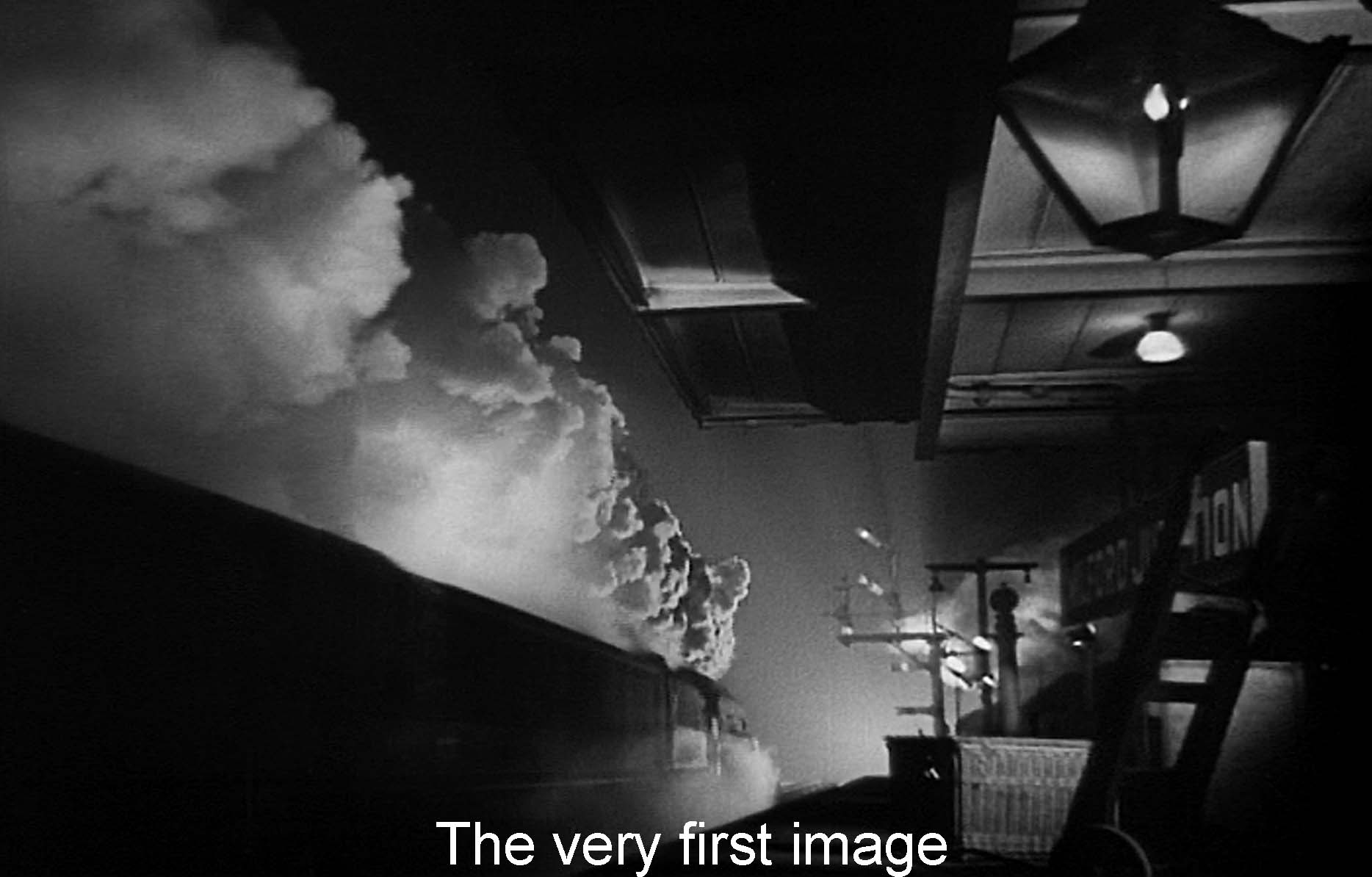 The very first shot