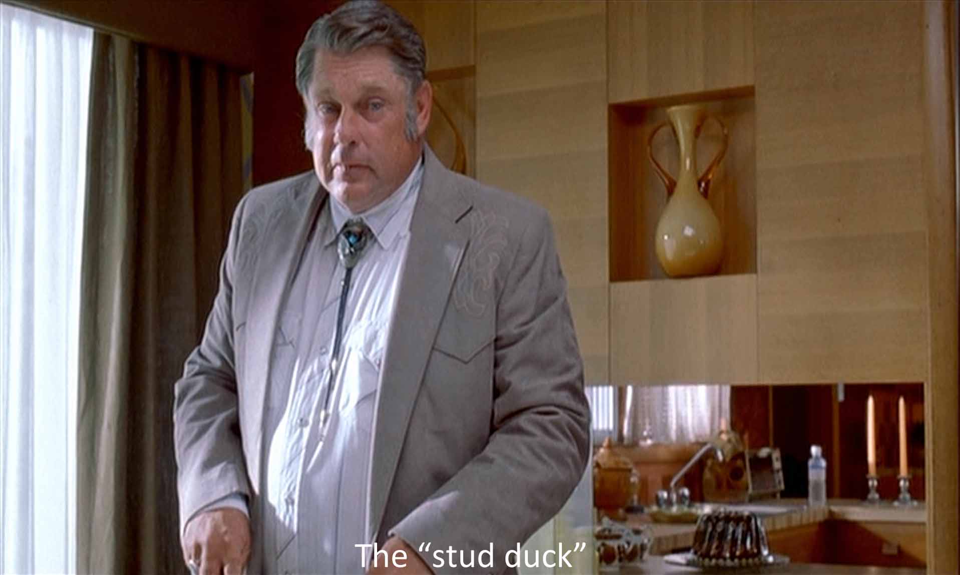 The stud duck