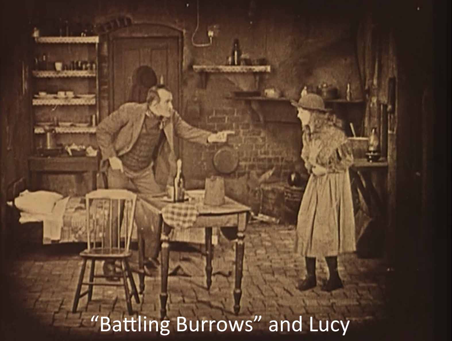 Battling Burrows and Lucy