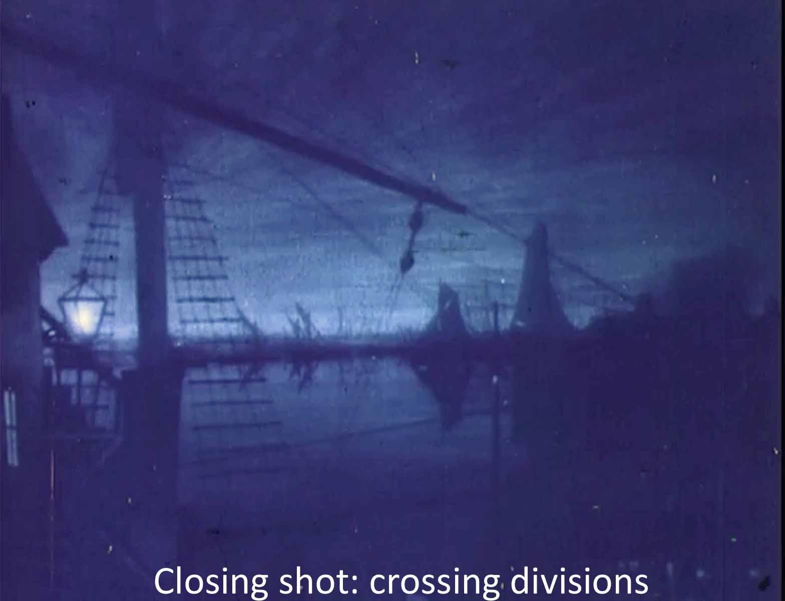 Closing shot: crossing divisions