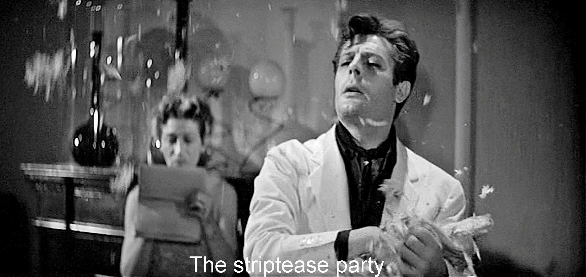 The striptease party