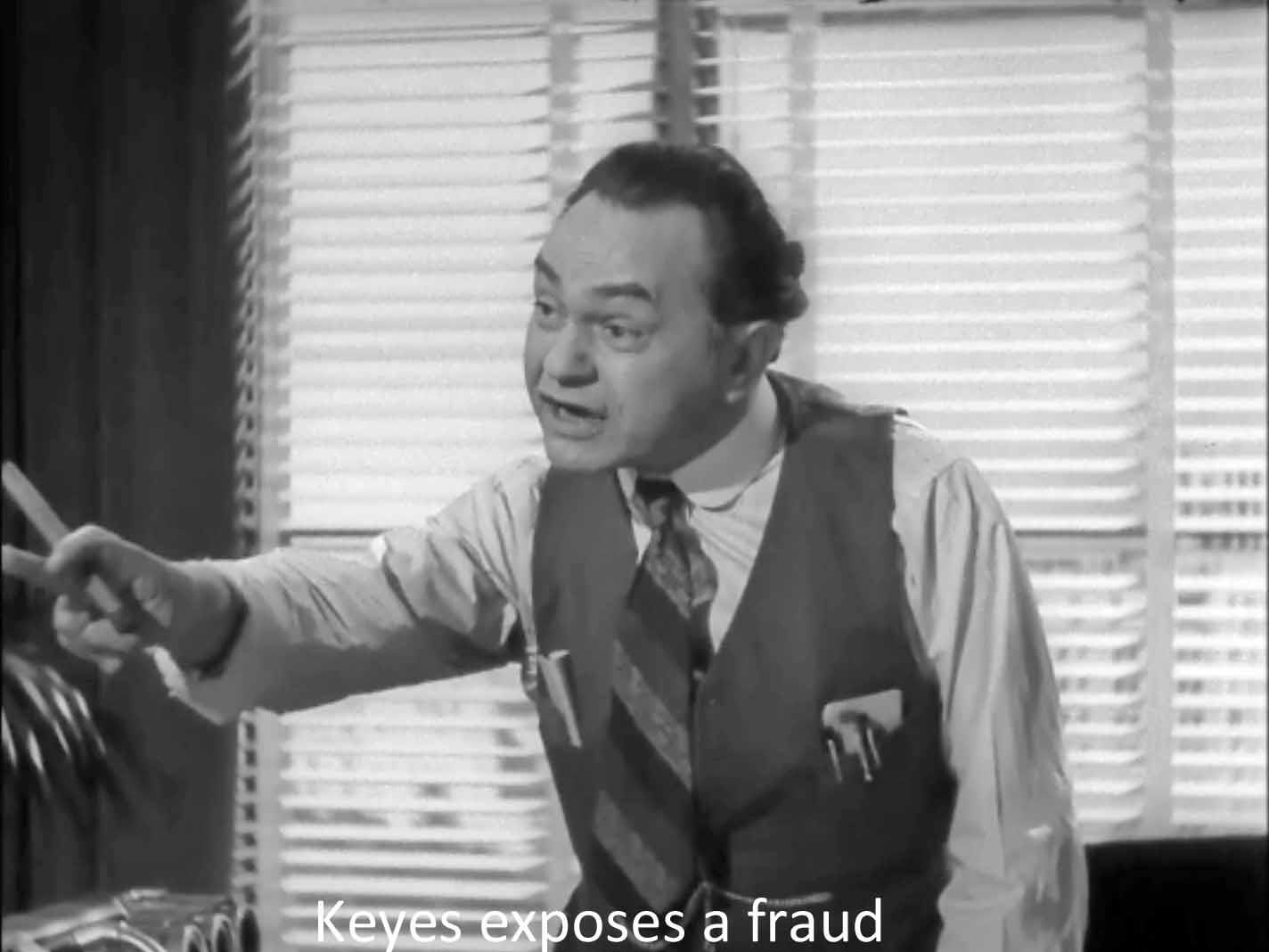 Keyes exposes a fraud