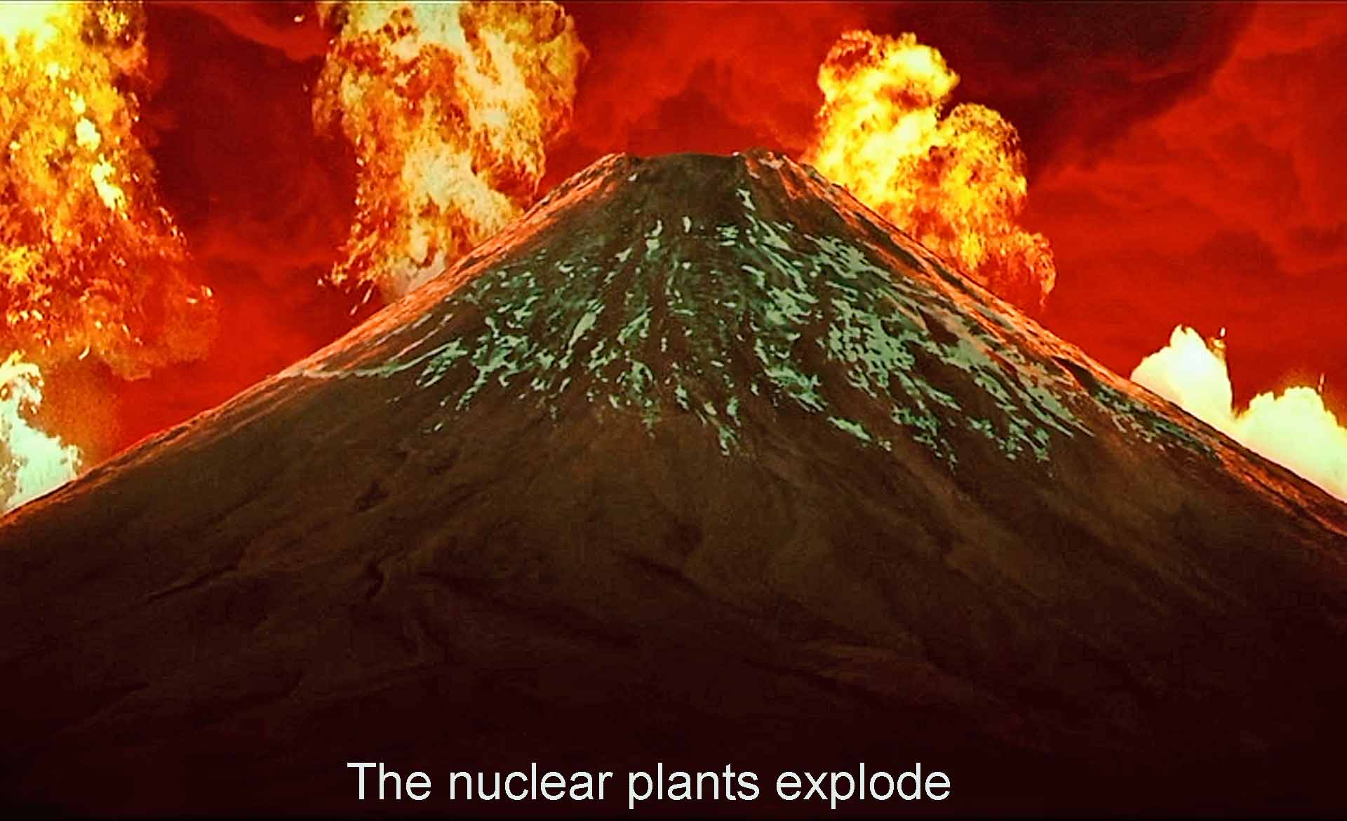 The nuclear plants explode
