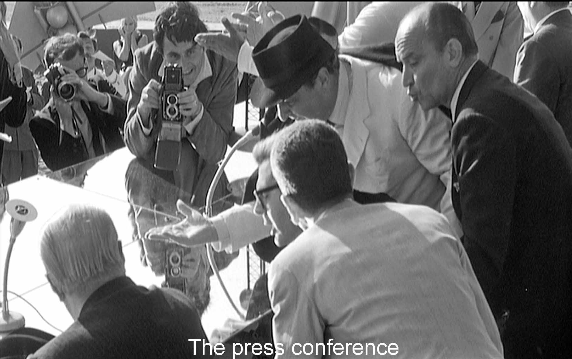 The press conference