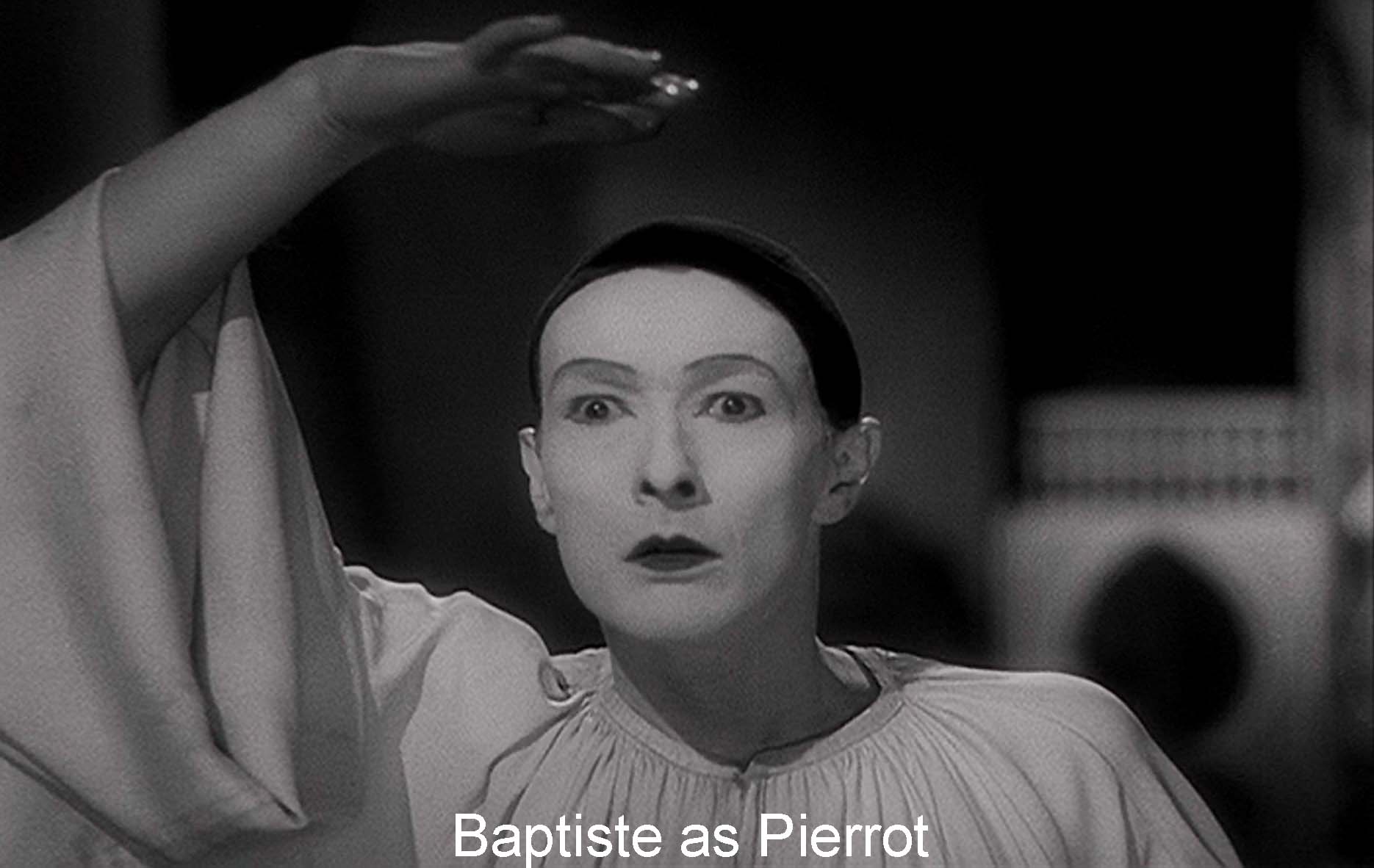 Baptiste as Pierrot