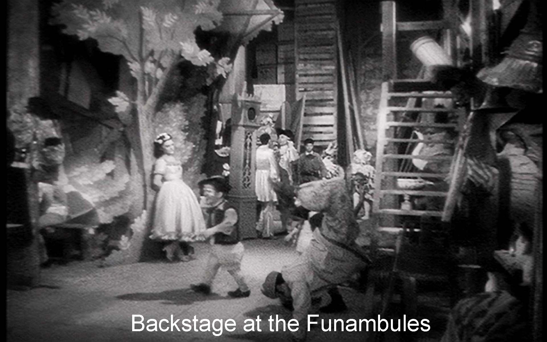 Backstage at the Funambules