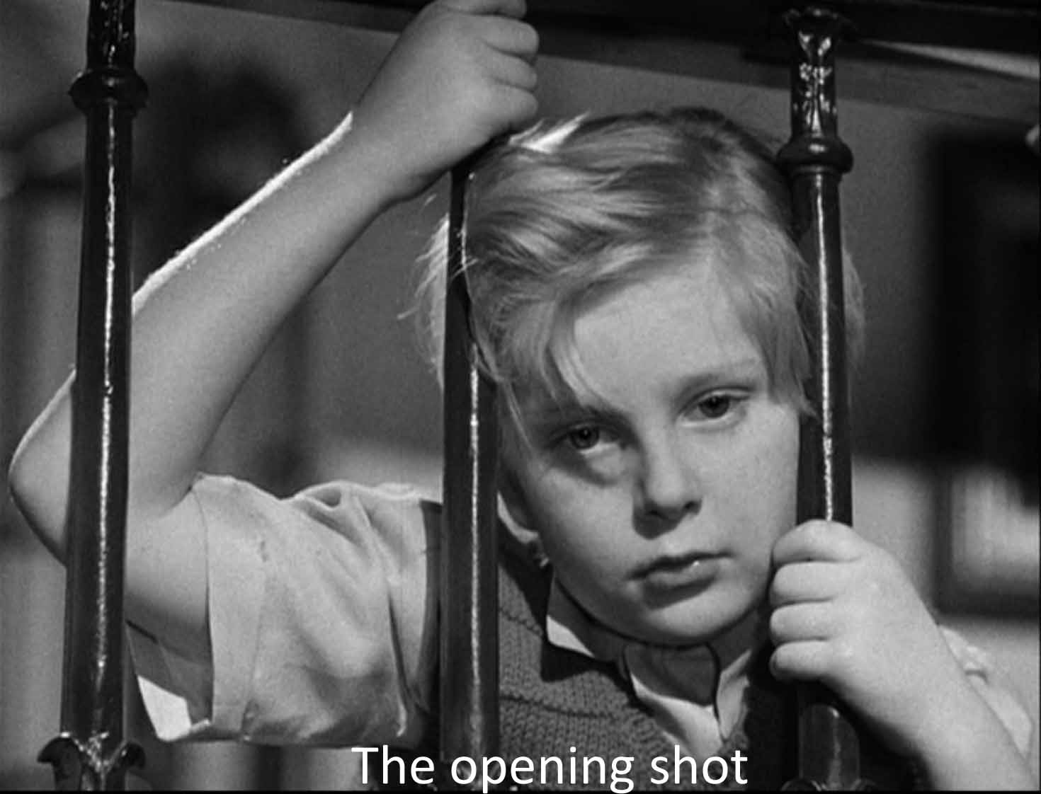 The opening shot