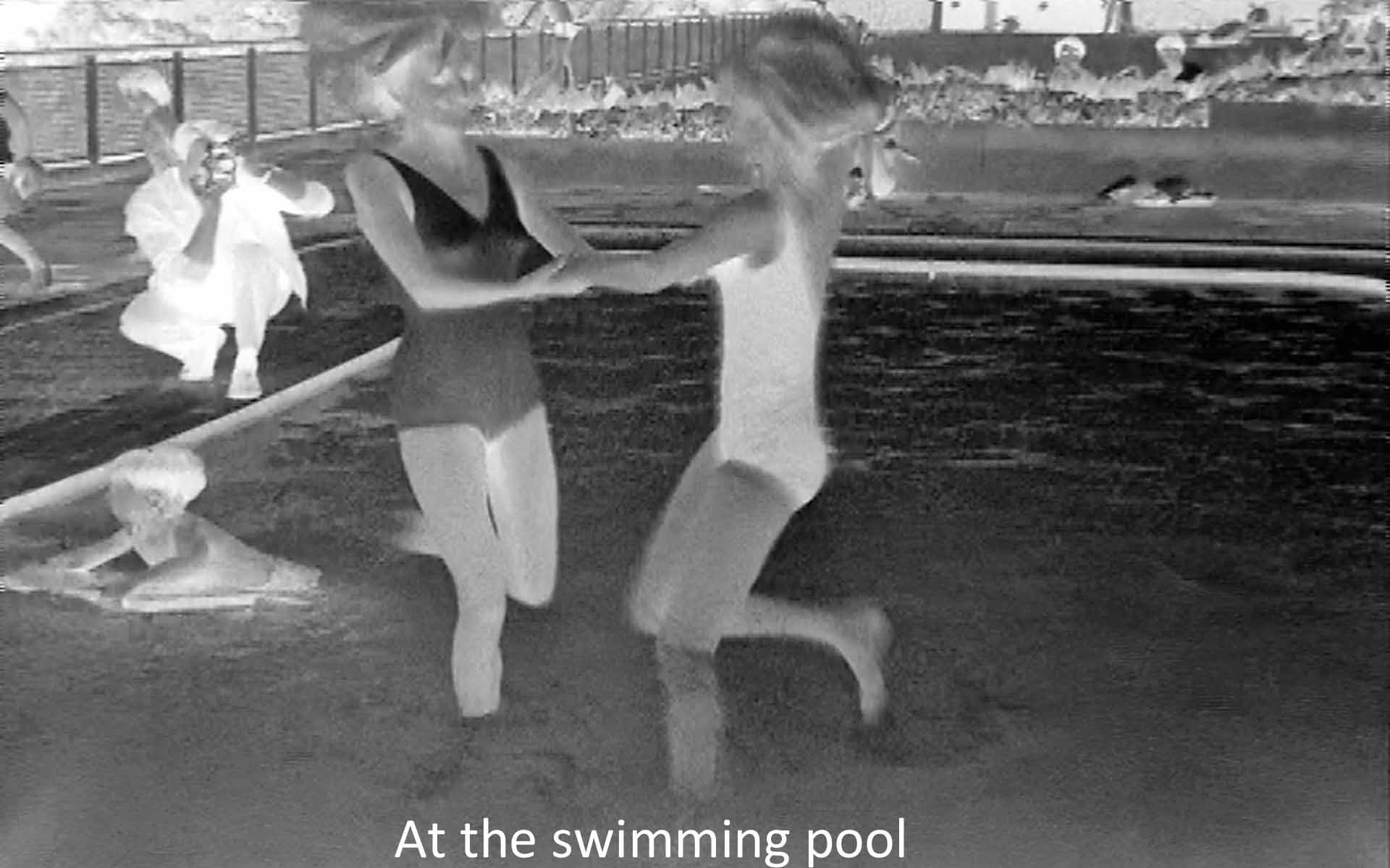 At the swimming pool