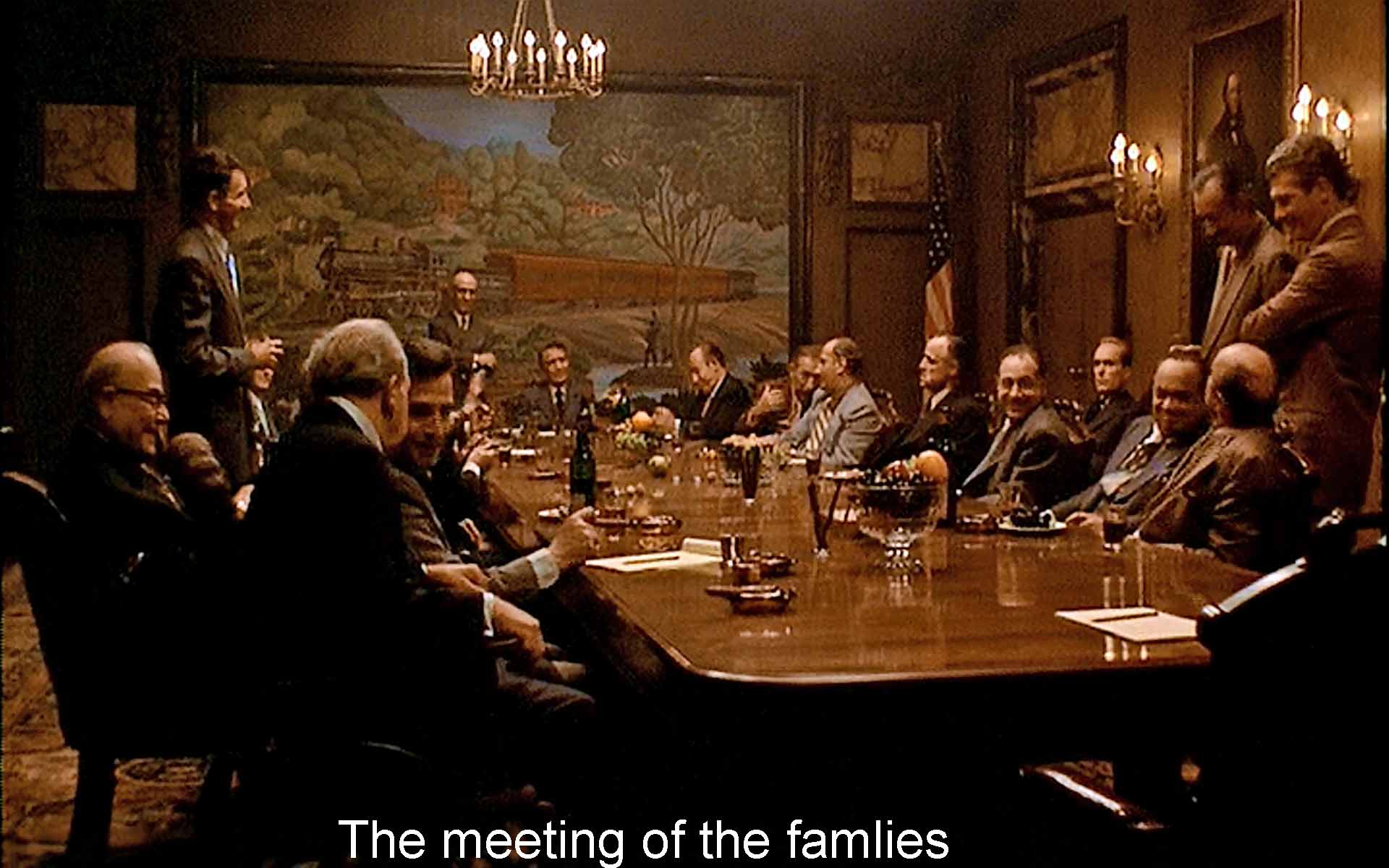 The meeting of the families