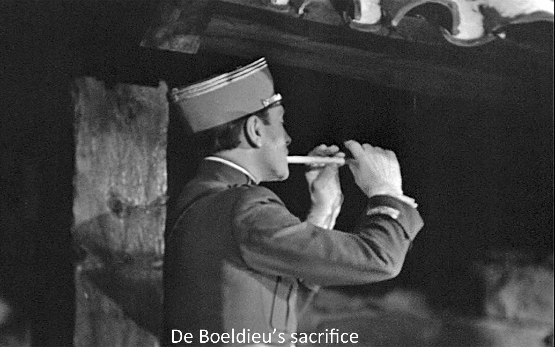 De Boeldieu's sacrifice