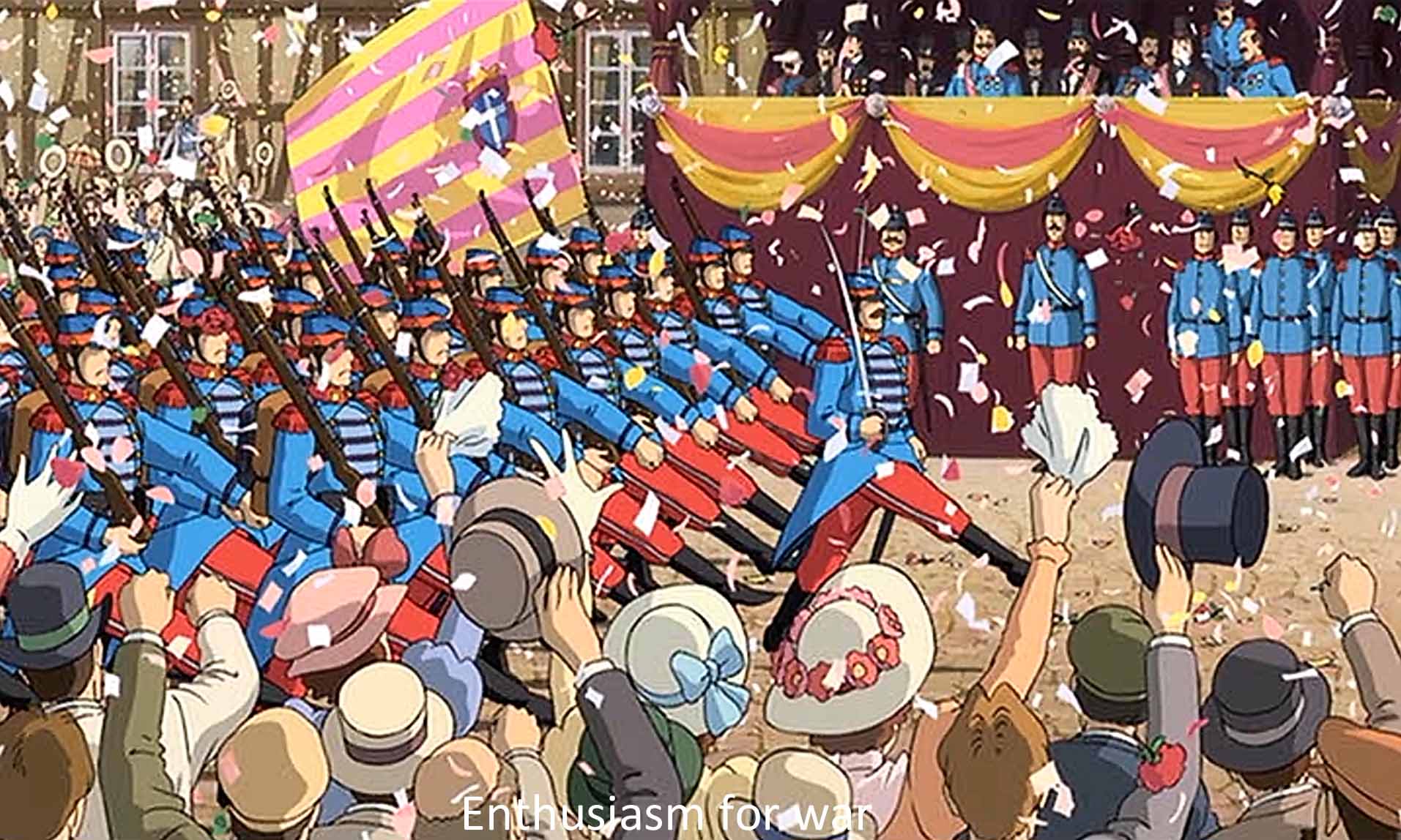 Enthusiasm for war