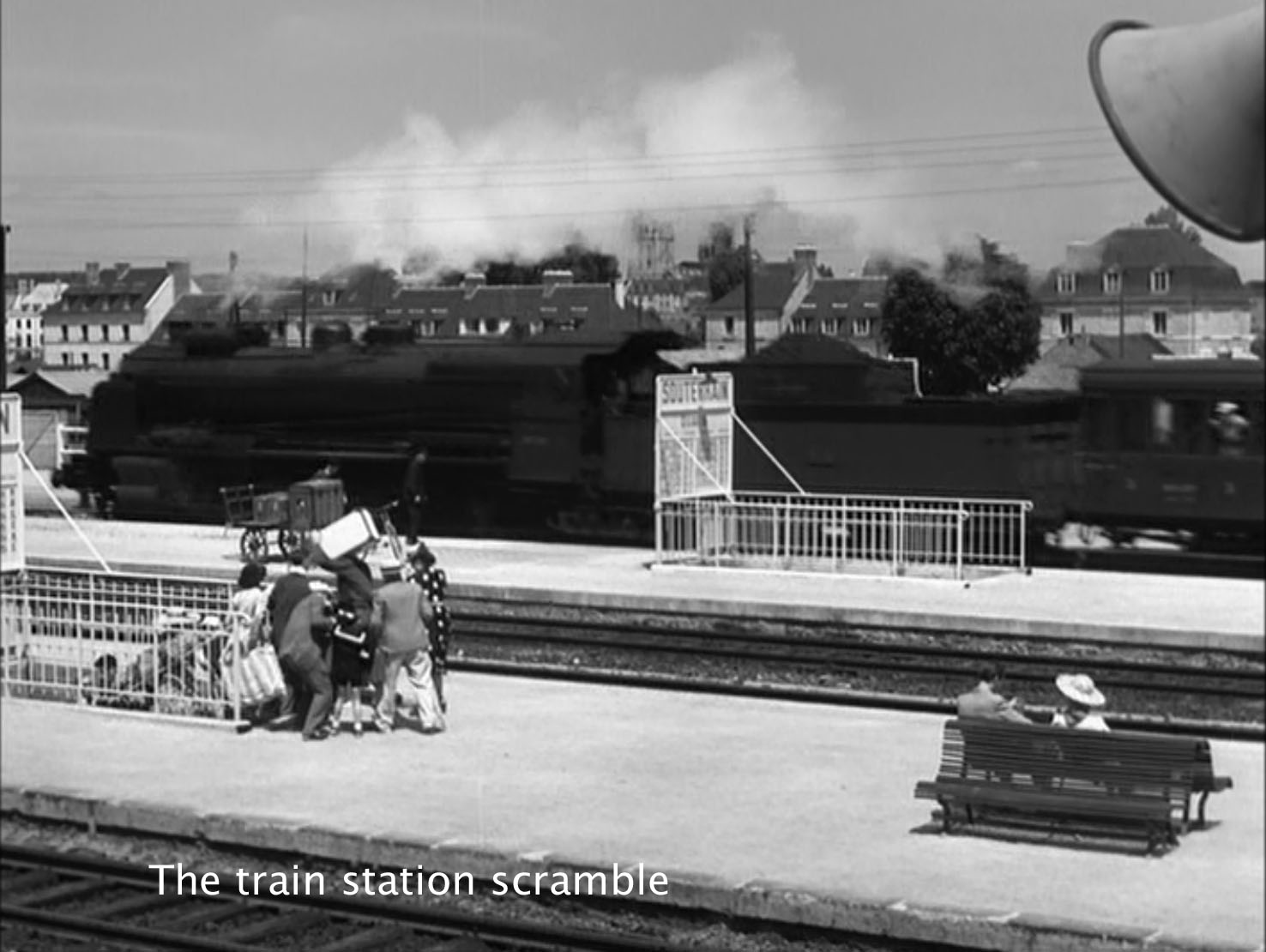 The train station scramble