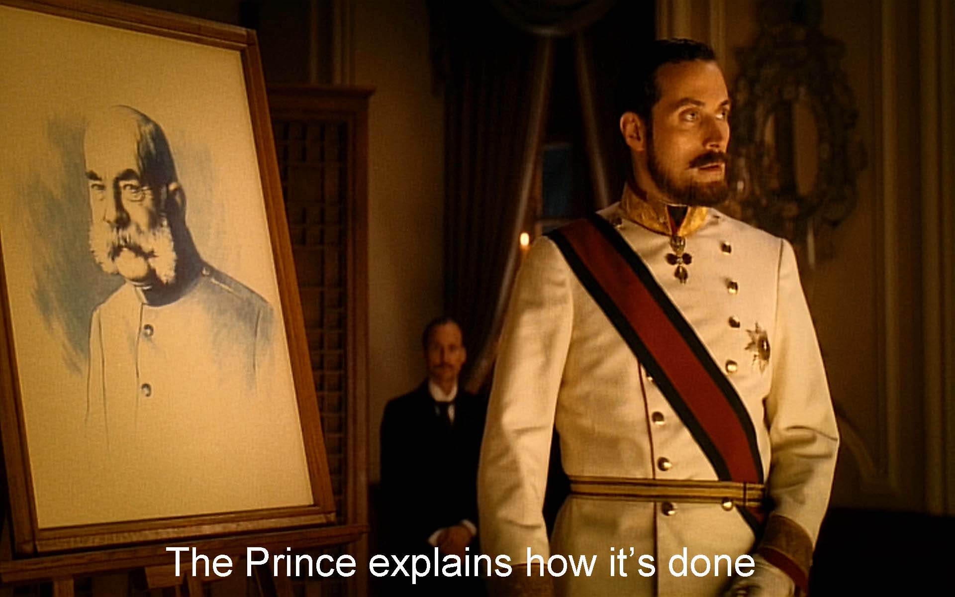 The Prince explains how it's done