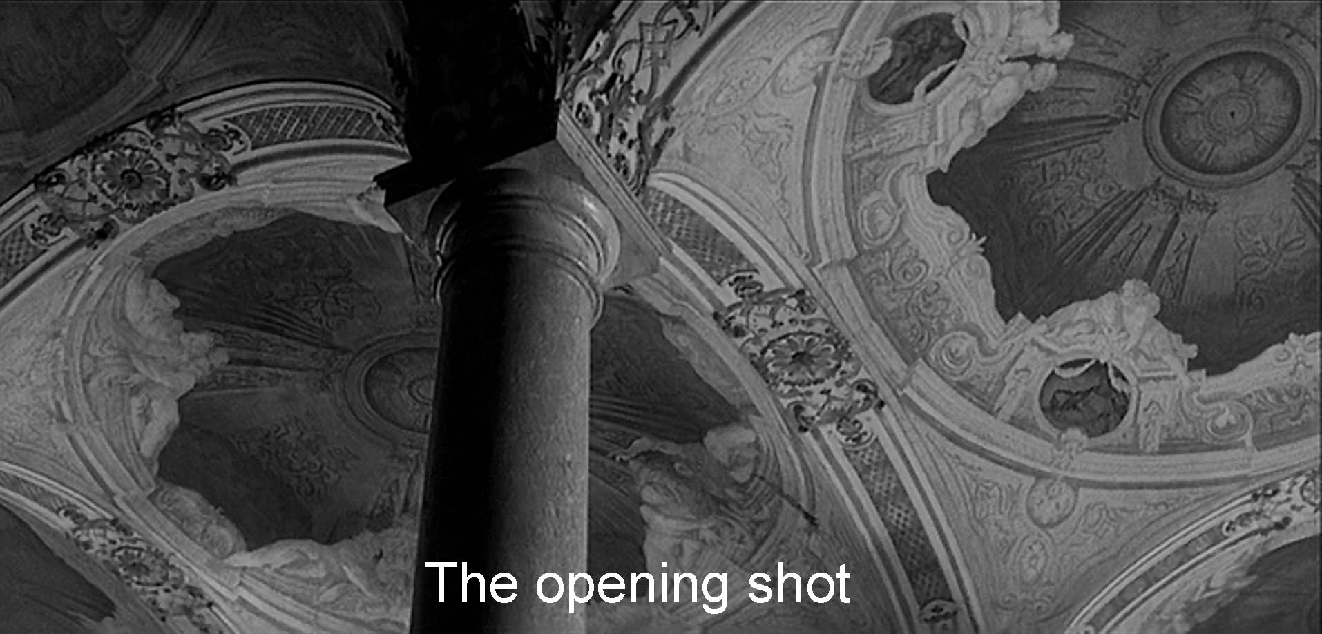 The opening shot