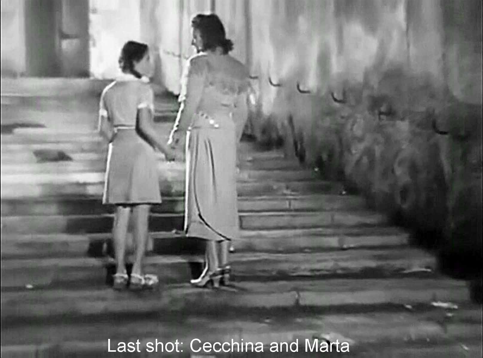 Last shot: Cecchina and Marta