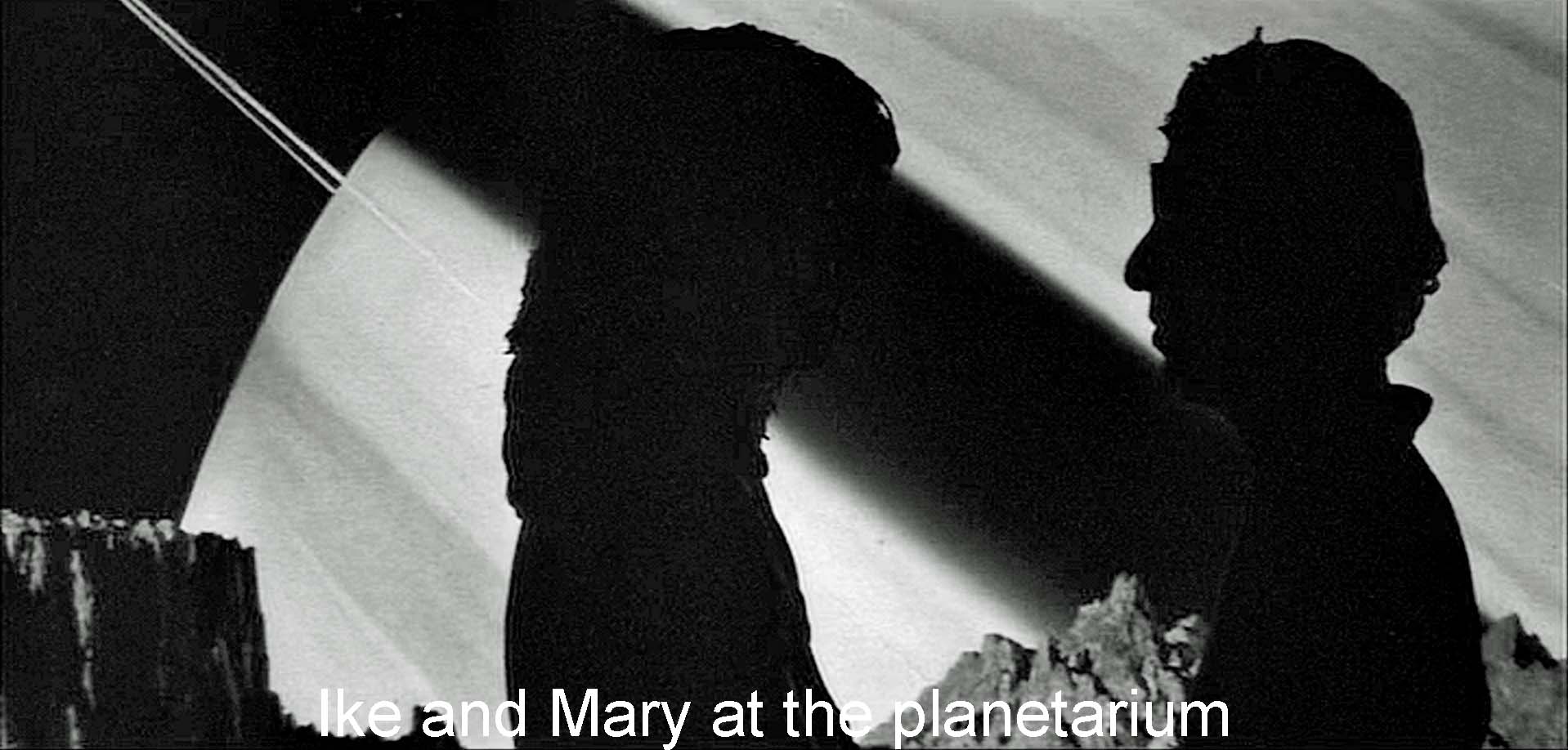 Ike and Mary at the planetarium