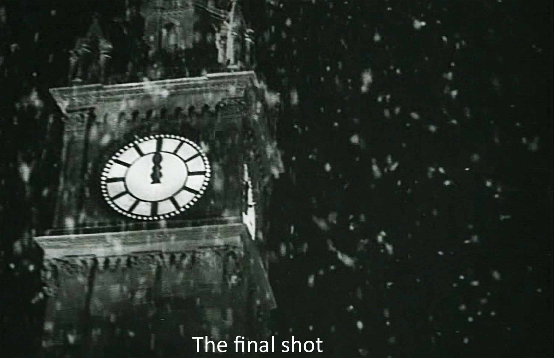 The final shot