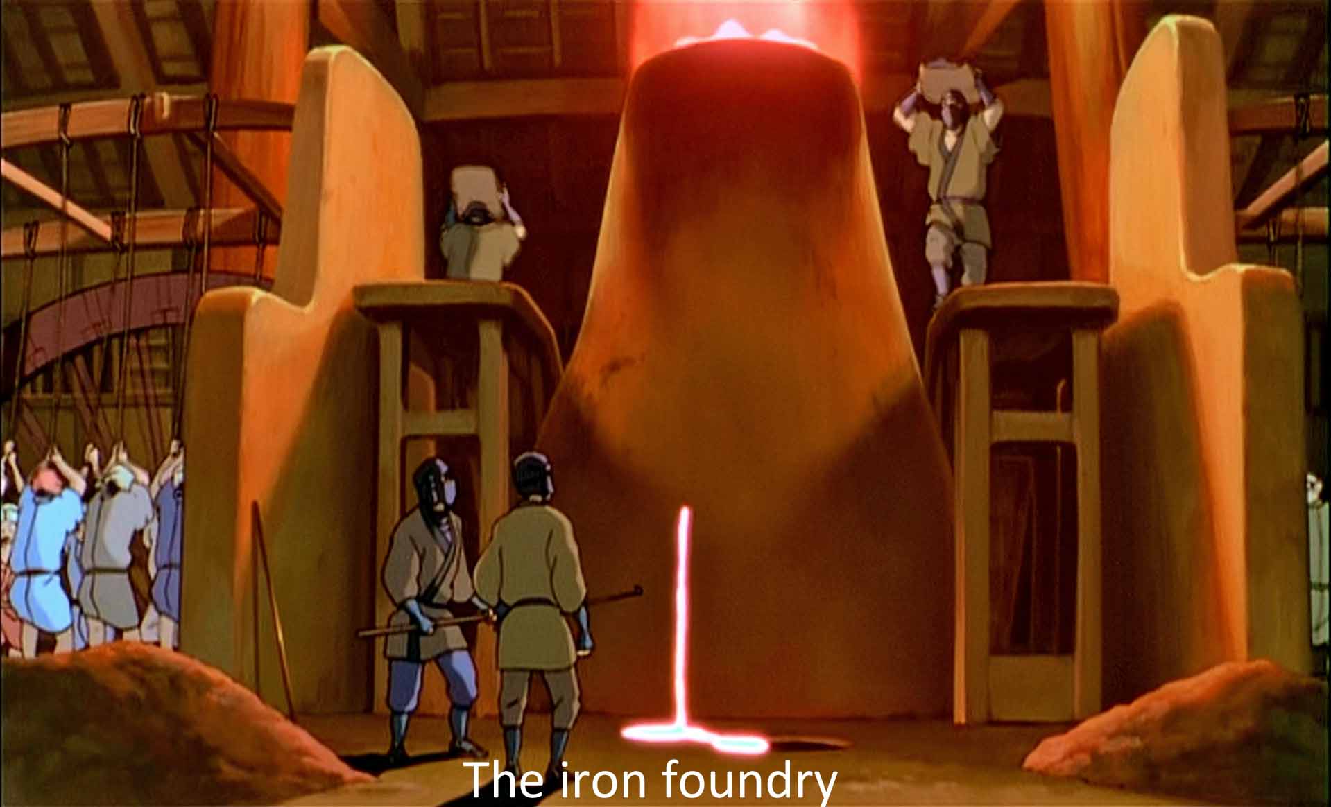 The iron foundry