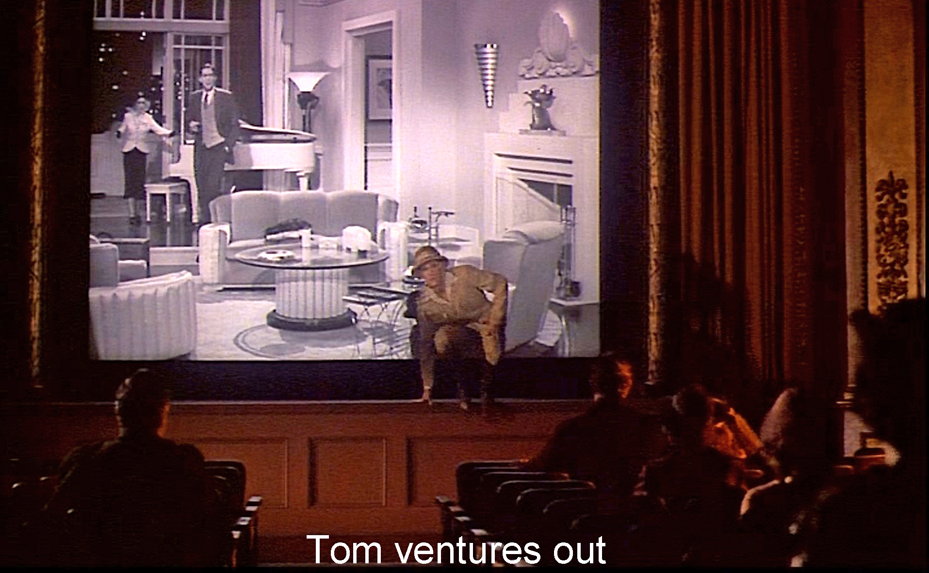Tom ventures out