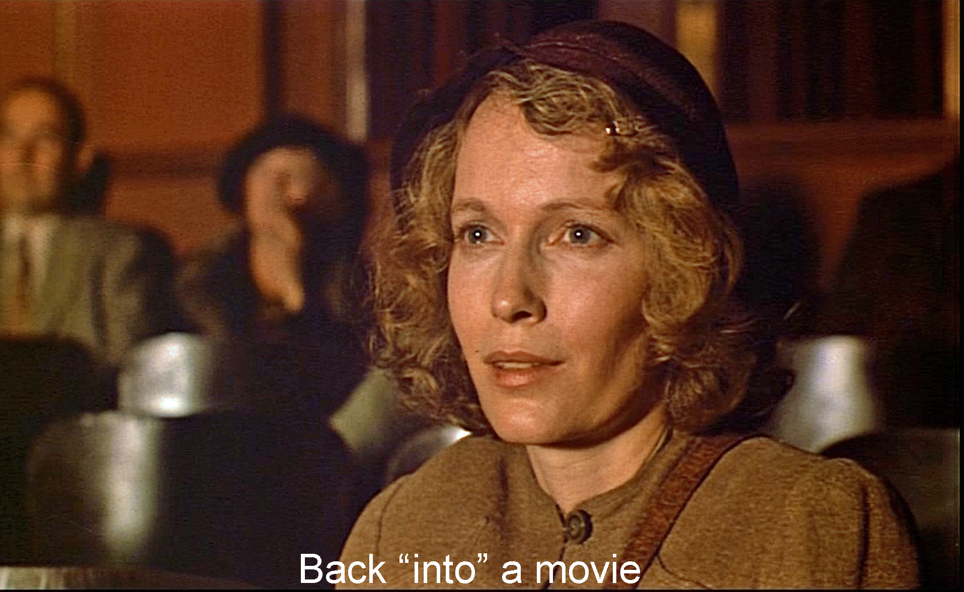 Back into’ a movie