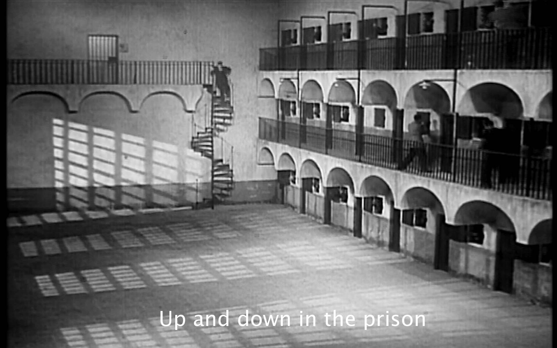 Up and down in the prison