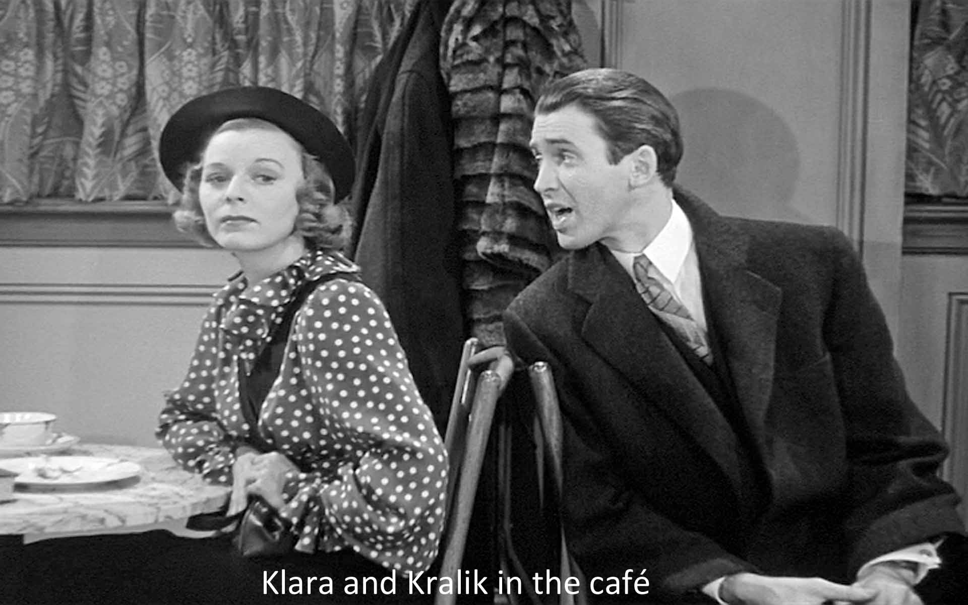 Kralik and Klara in the caf
