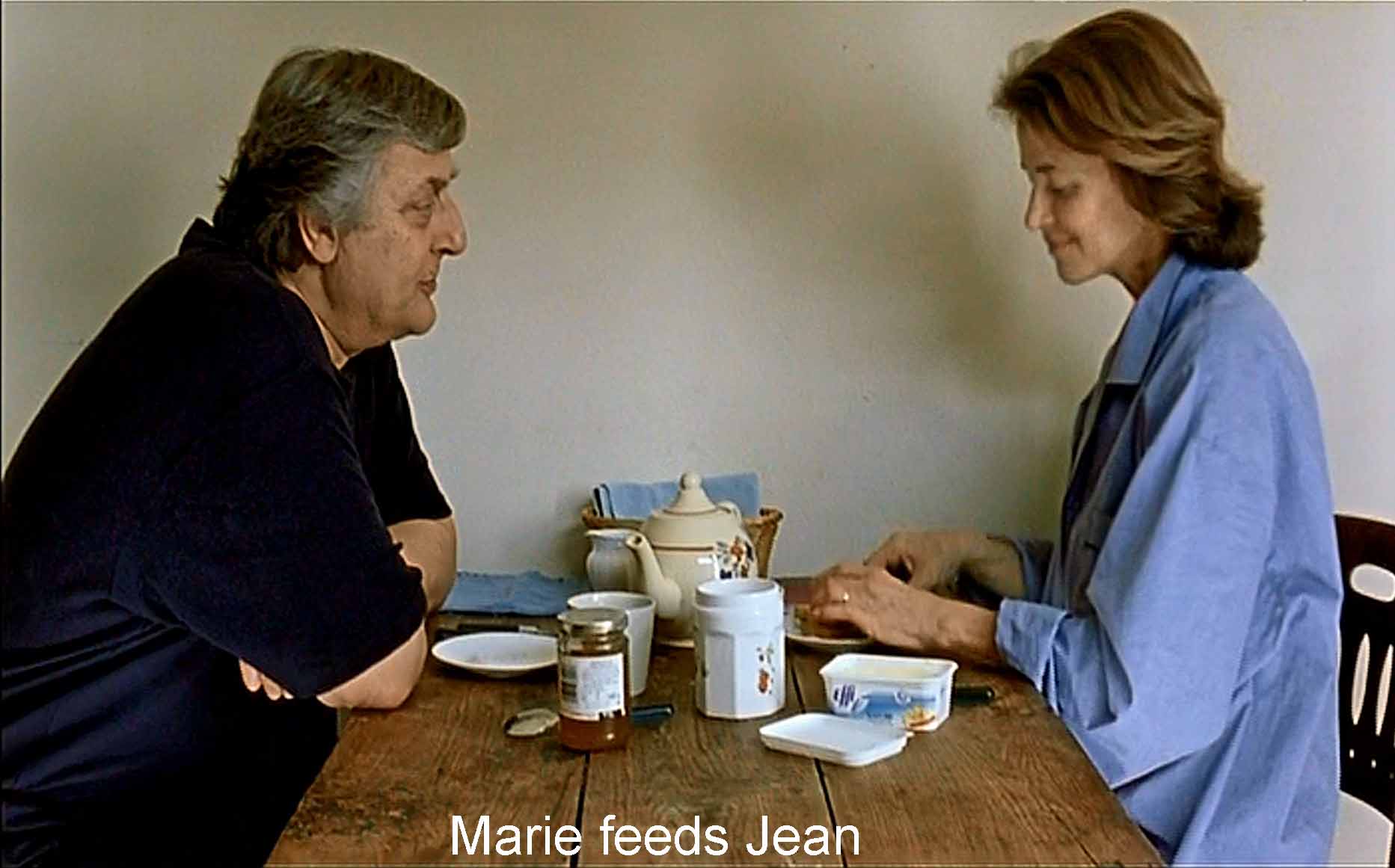Marie feeds Jean