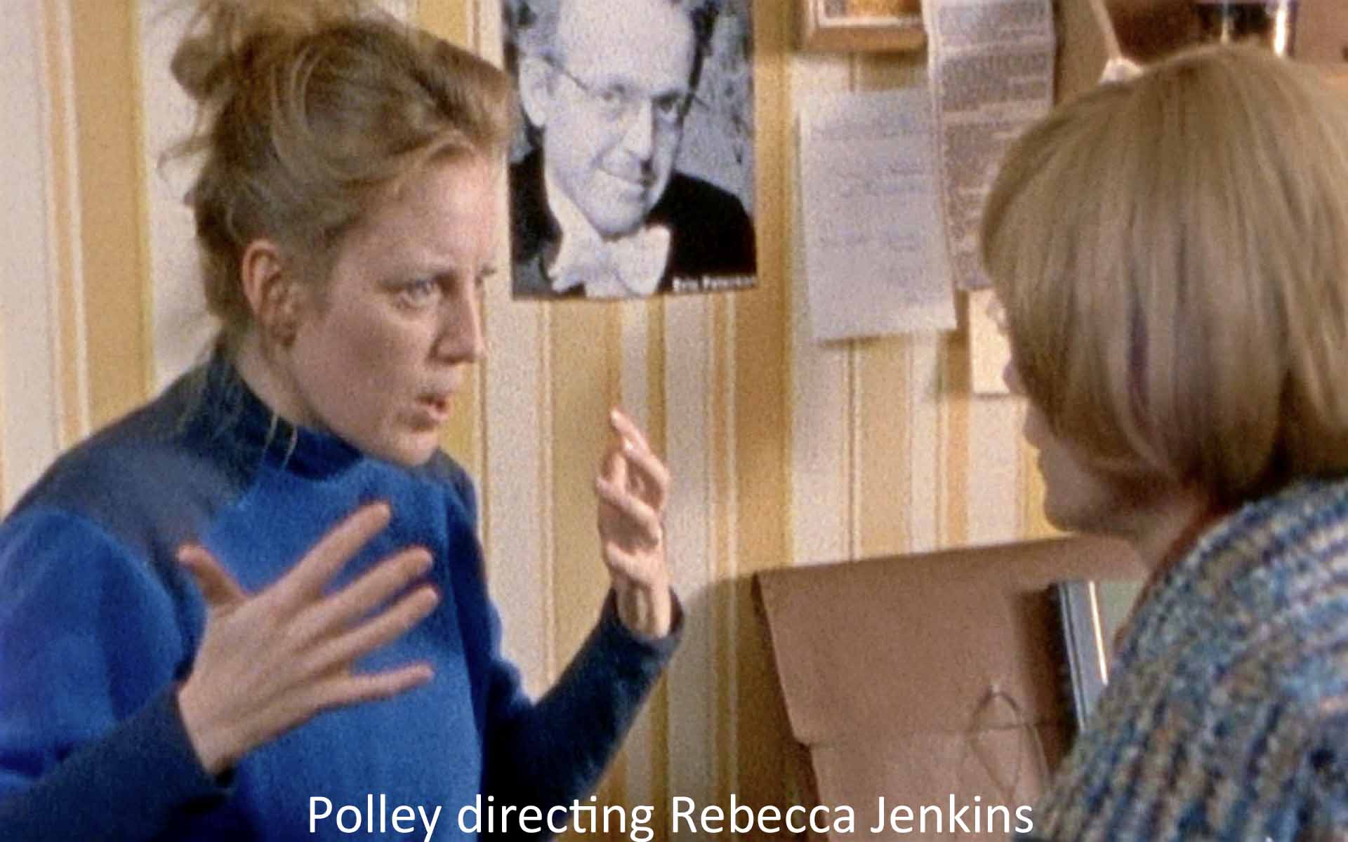 Polley directing Rebecca Jenkins
