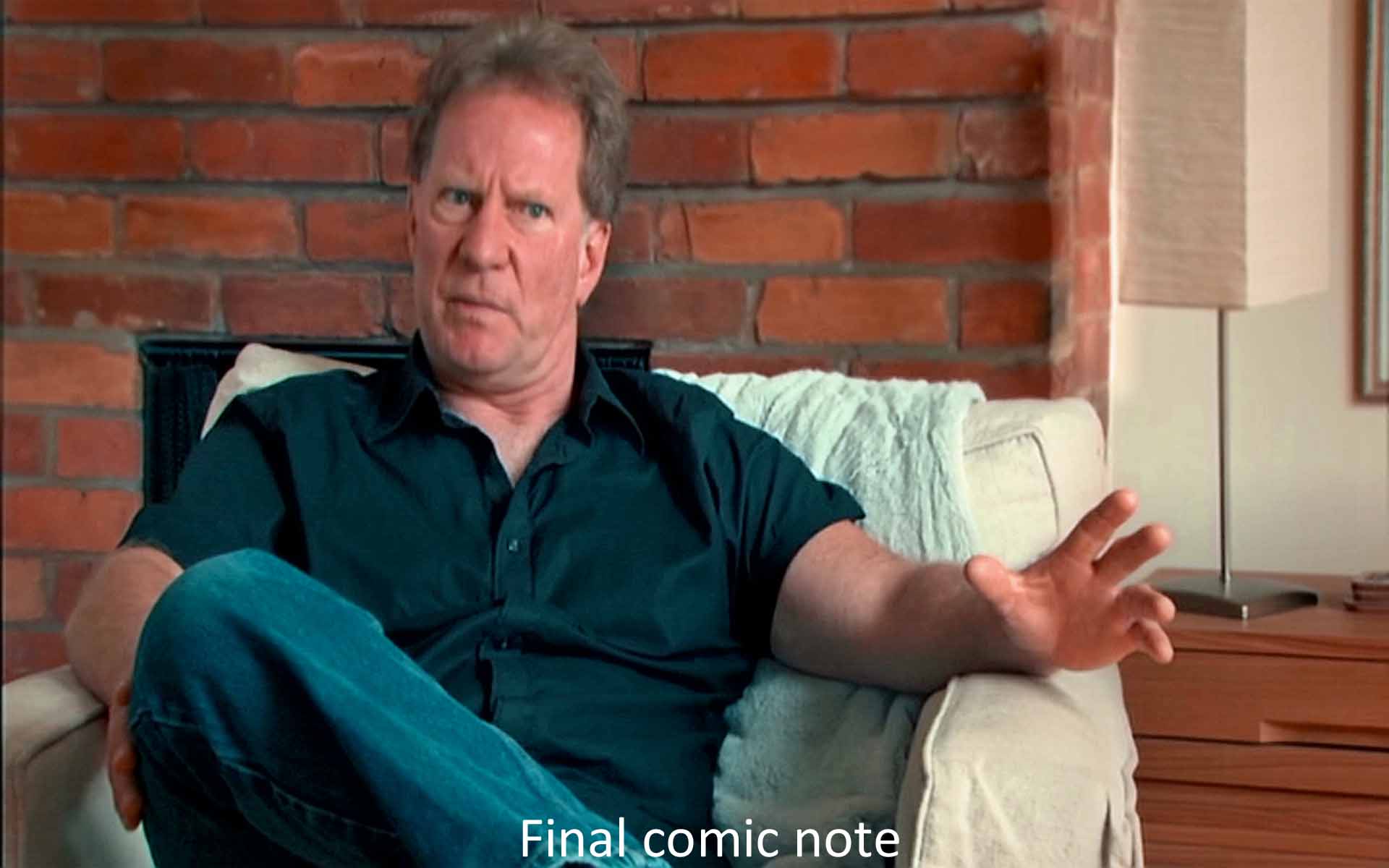 Final comic note