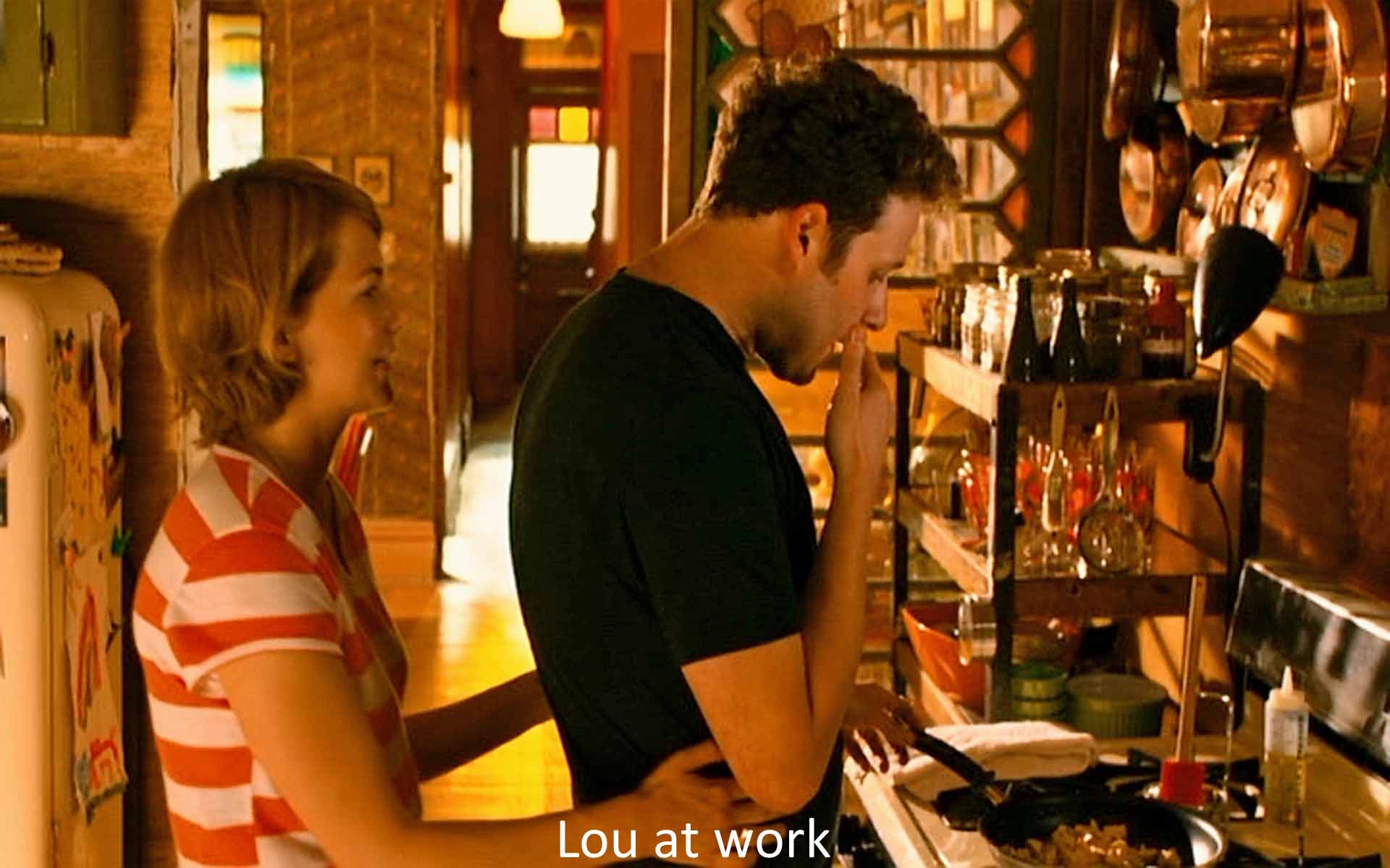 Lou at work